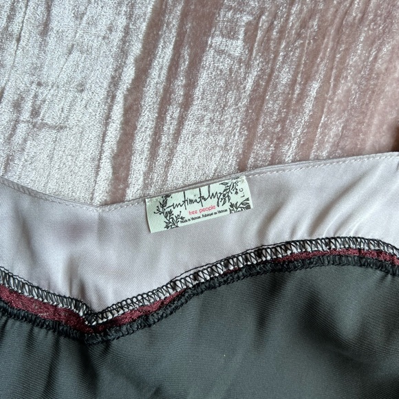 Free People Intimately Wish Me Luck Satin Lace Bodysuit - Picture 3 of 3